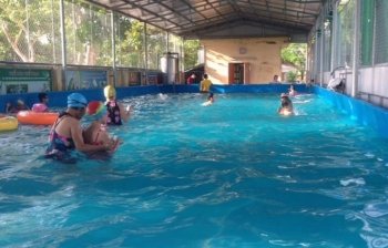 Bể bơi lắp ghép thông minh cho trường tiểu học Minh Lãng – Thái Bình