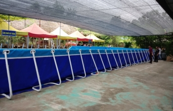 Lắp đặt bể bơi lắp ghép tại Hòa Lạc – Hà Nội