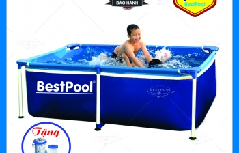 [Deal sốc tháng 7] Bể bơi mini Bestpool KT 1.25m x 2m05 x 66cm tặng bộ lọc 530gal